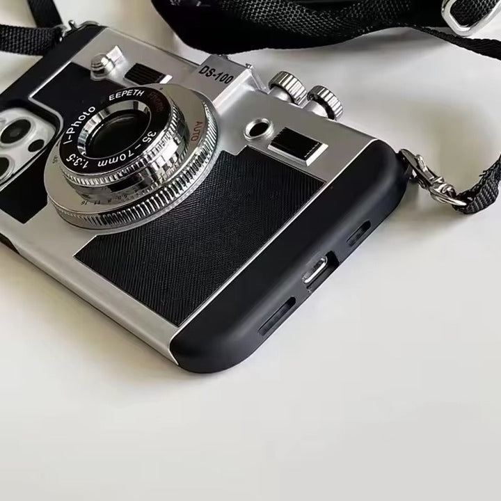 iPhone 3D Retro Vintage Camera Case Cover