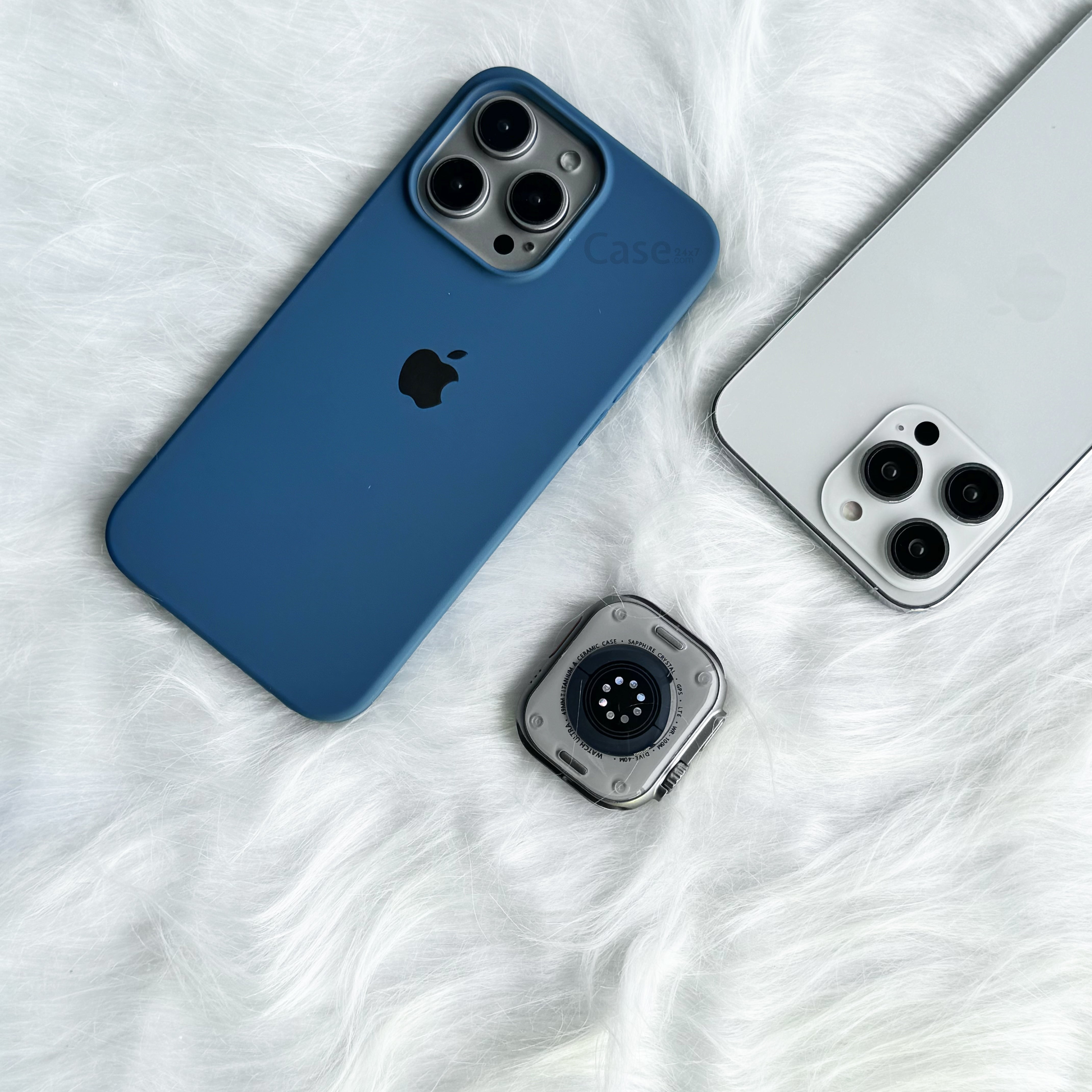 iPhone 15 Series Liquid Silicone Case Cover (Royal Blue) – Case24x7.com