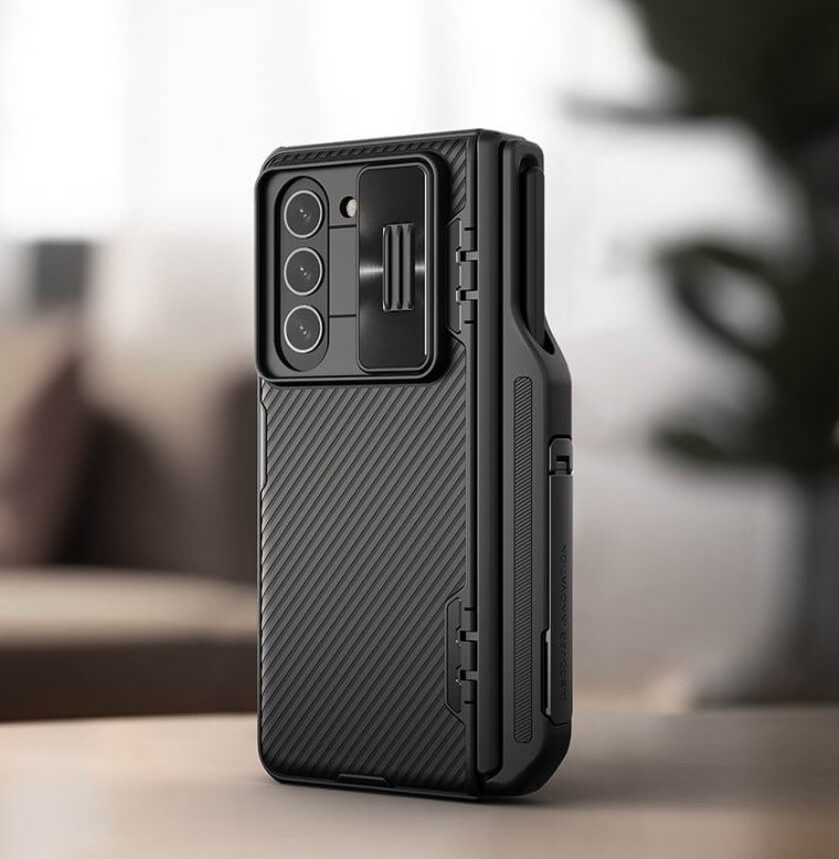 Samsung Galaxy Z Fold Nillkin Camshield Camera Protective Case With S Pen  Holder