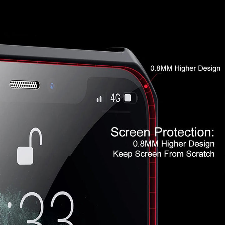 iPhone Shockproof Airbags Bumper Transparent Back Case Cover