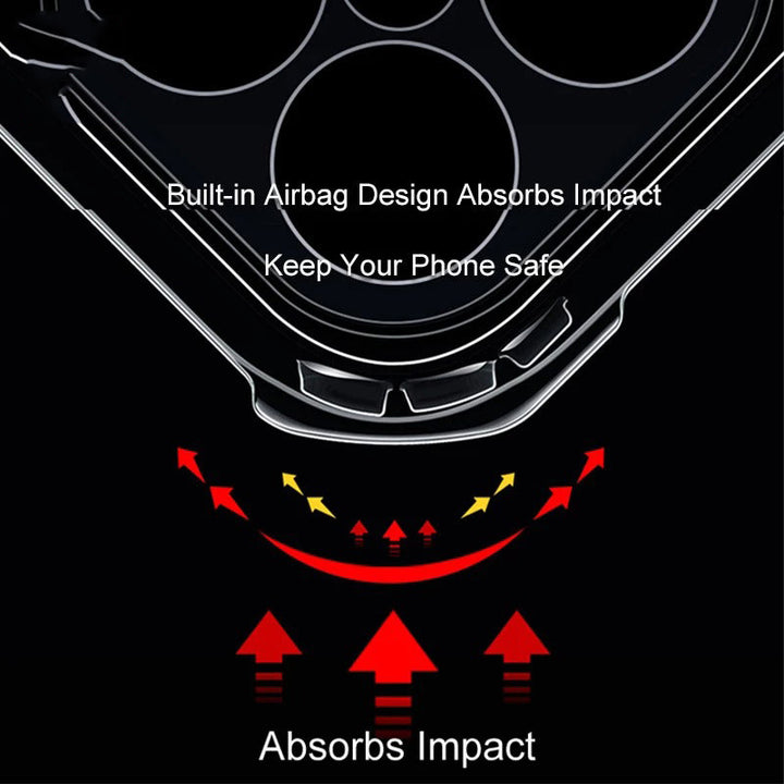 iPhone Shockproof Airbags Bumper Transparent Back Case Cover