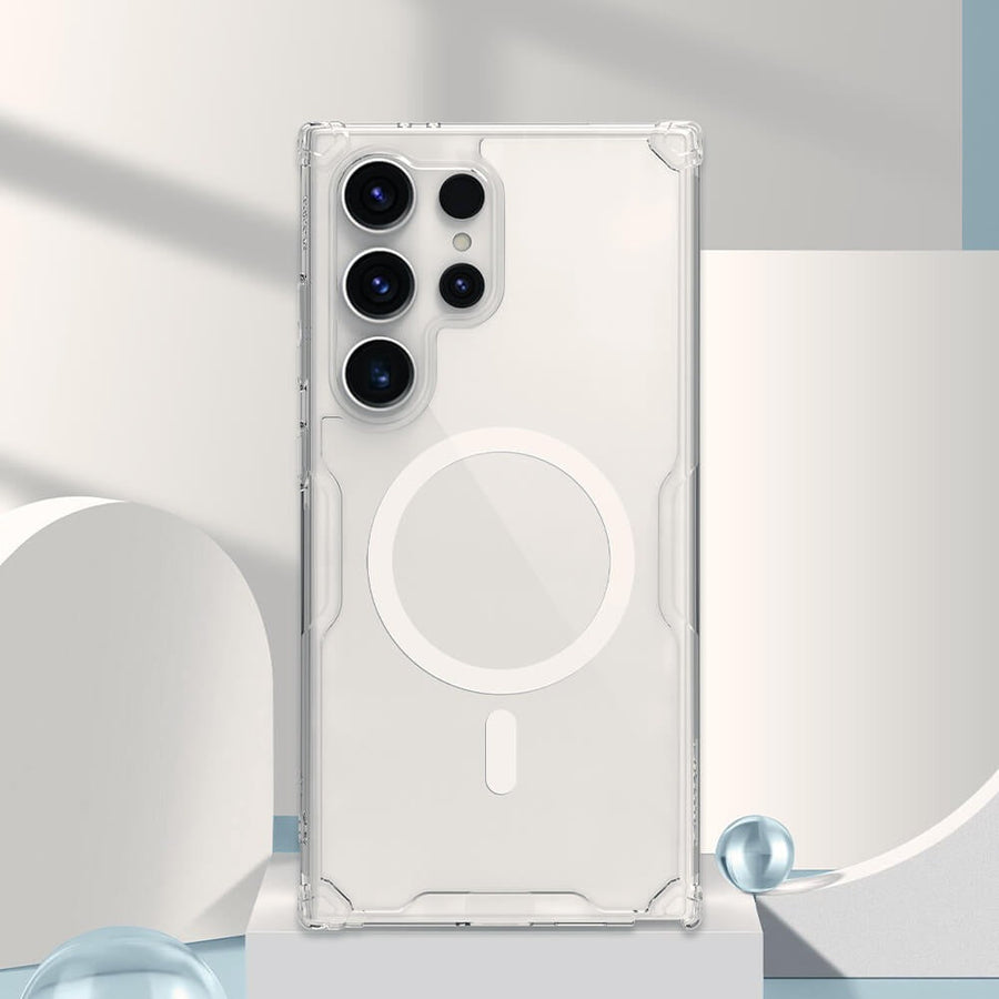 Samsung Galaxy S25 Ultra Cover Transparent Nillkin TPU PRO Magnetic Case