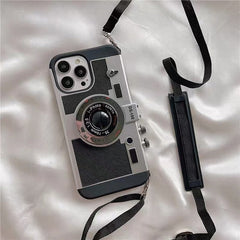 iPhone 15 Series 3D Retro Vintage Camera Case Cover