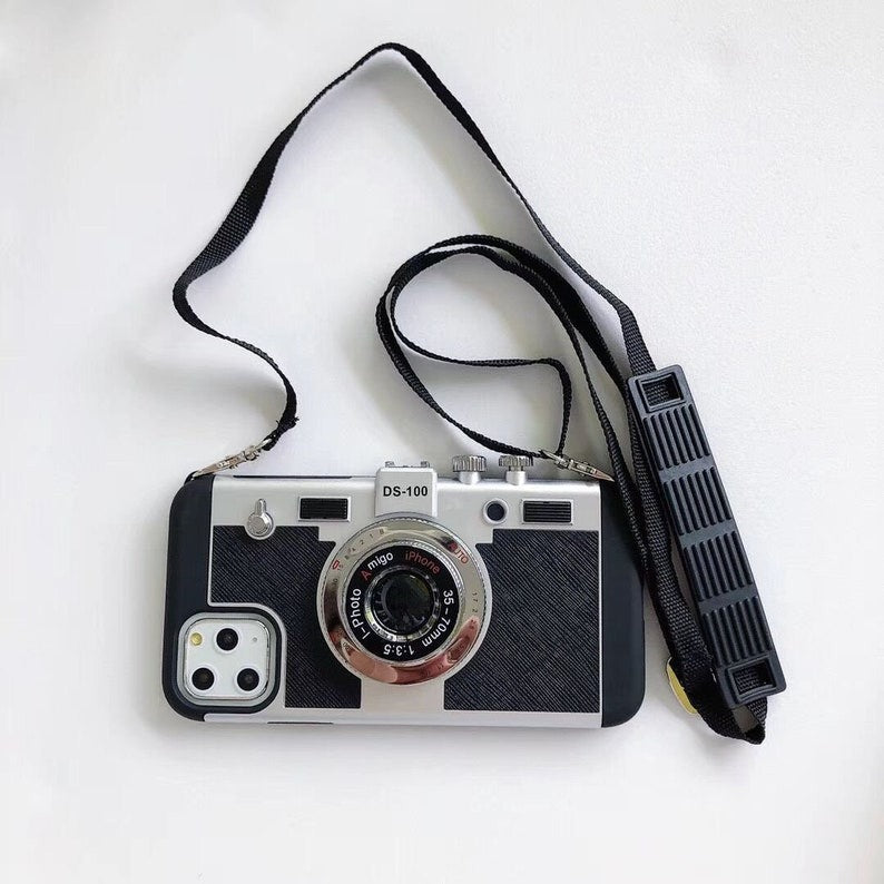 iPhone 15 Series 3D Retro Vintage Camera Case Cover