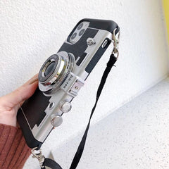 iPhone 15 Series 3D Retro Vintage Camera Case Cover