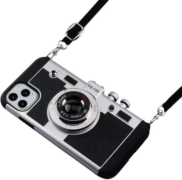 iPhone 15 Series 3D Retro Vintage Camera Case Cover
