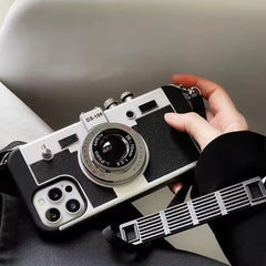 iPhone 3D Retro Vintage Camera Case Cover