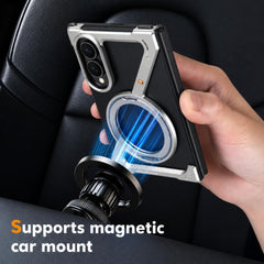 Metal Armor Case for Samsung Galaxy Z Fold 8 | 360° Rotating Ring Stand Cover