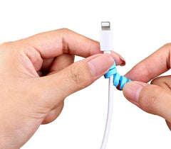 Combo 3-in-1 Desk & Mobile Accessories Combo | Microfiber Cleaning Cloth + Cable Protector + Mobile Phone Holder Stand | Travel Friendly Tech Essentials Kit for Home Office & Daily Use