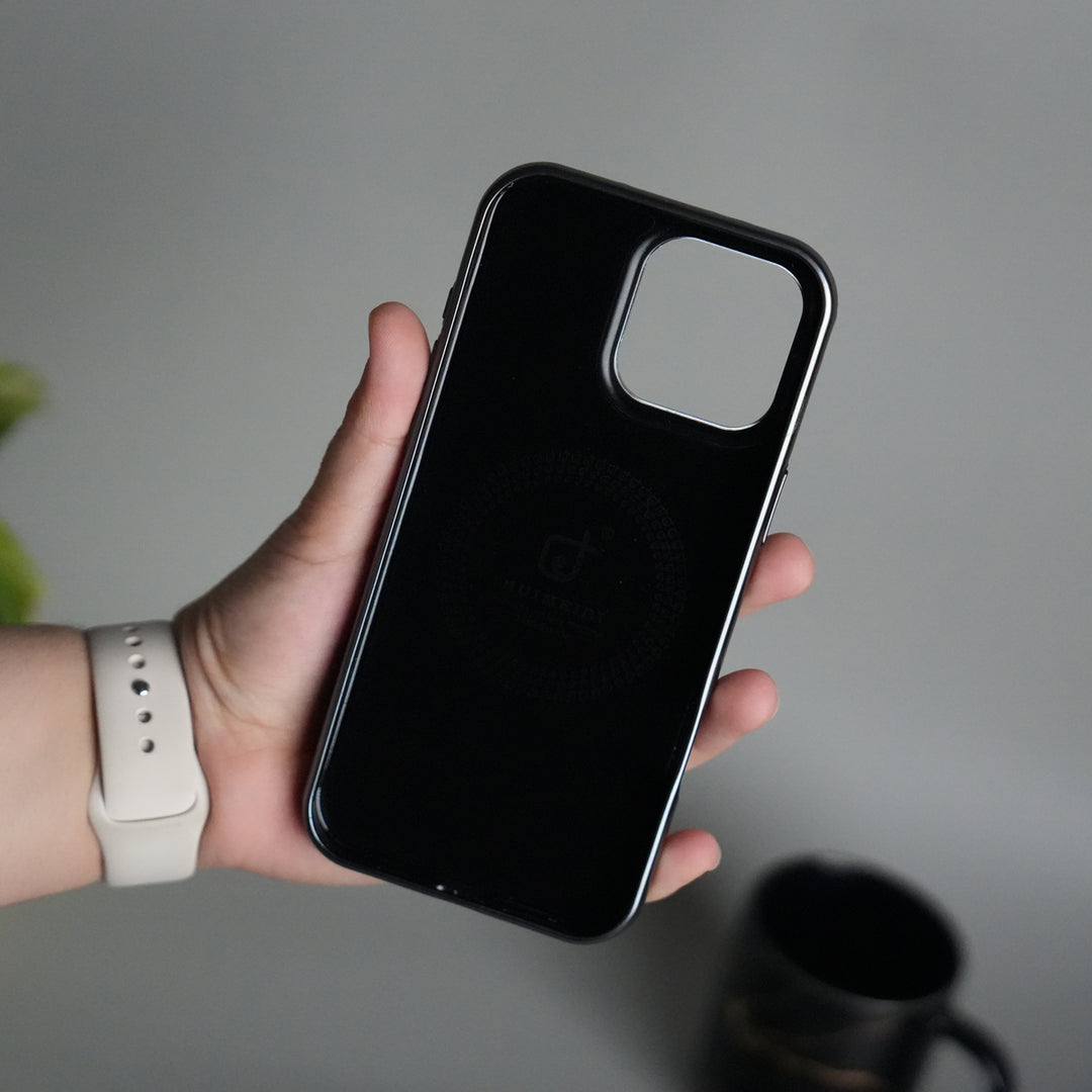 iPhone 16 Series Luxury Leather Magnetic Ring Case | Metal Camera Frame and Kickstand Cover