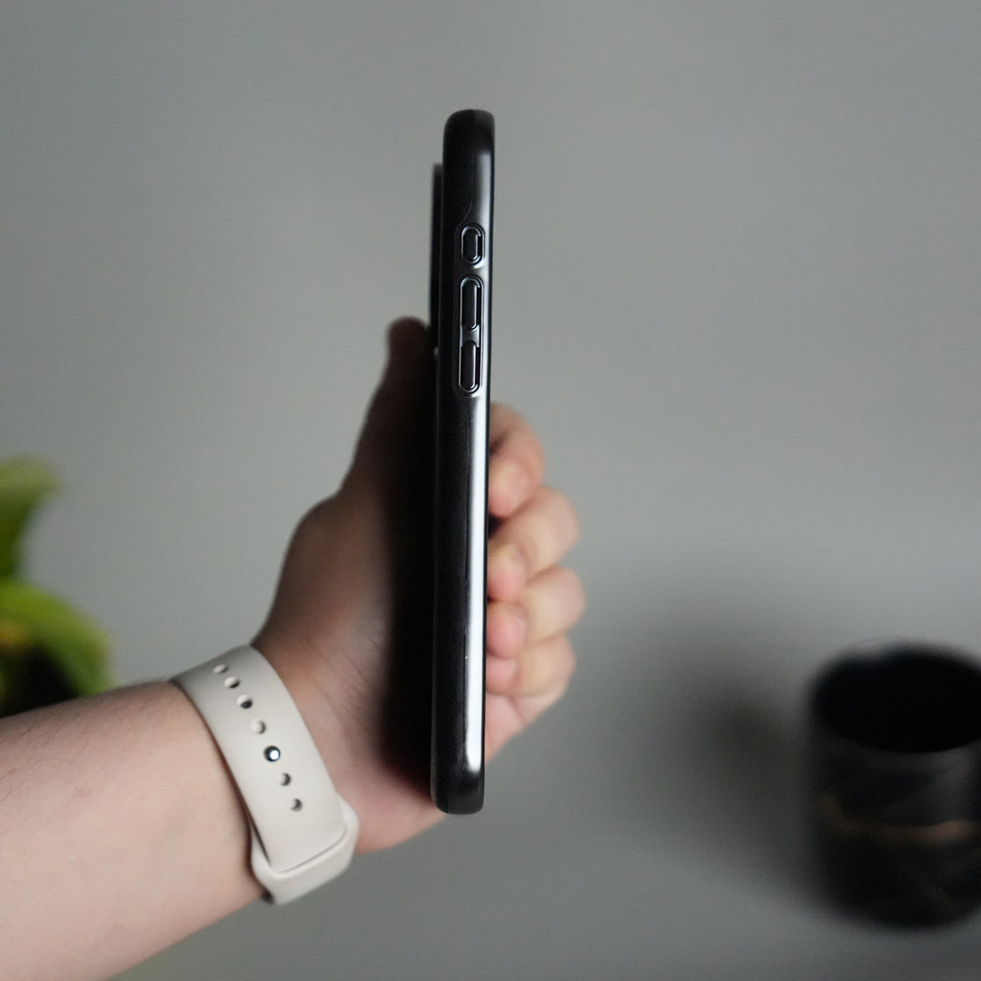 iPhone 16 Series Luxury Leather Magnetic Ring Case | Metal Camera Frame and Kickstand Cover