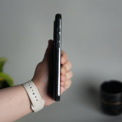 iPhone 15 Series Luxury Leather Magnetic Ring Case | Metal Camera Frame and Kickstand Cover