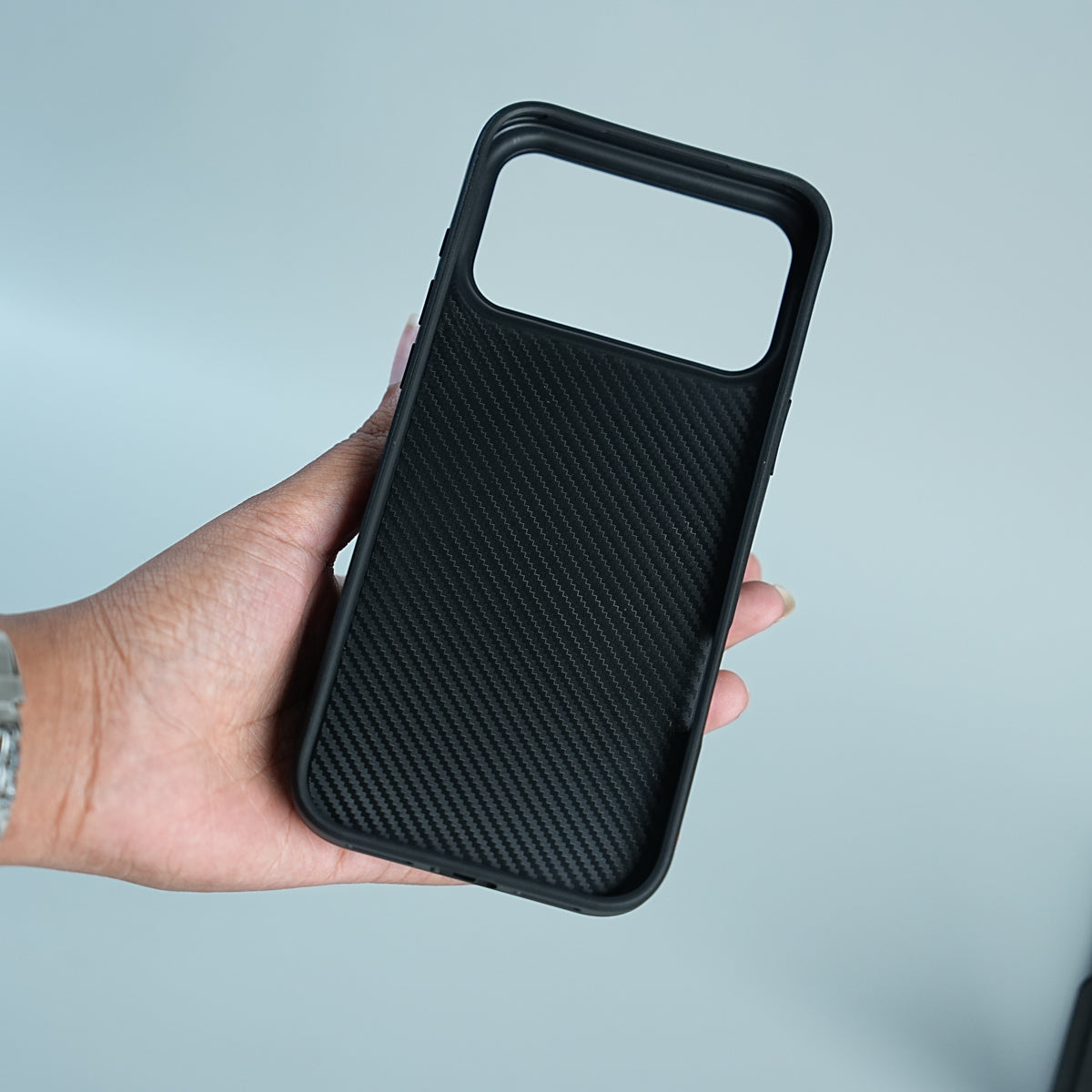 iPhone 17 Series Luxury Monogram Expandable Card Pocket Case with Detachable Strap