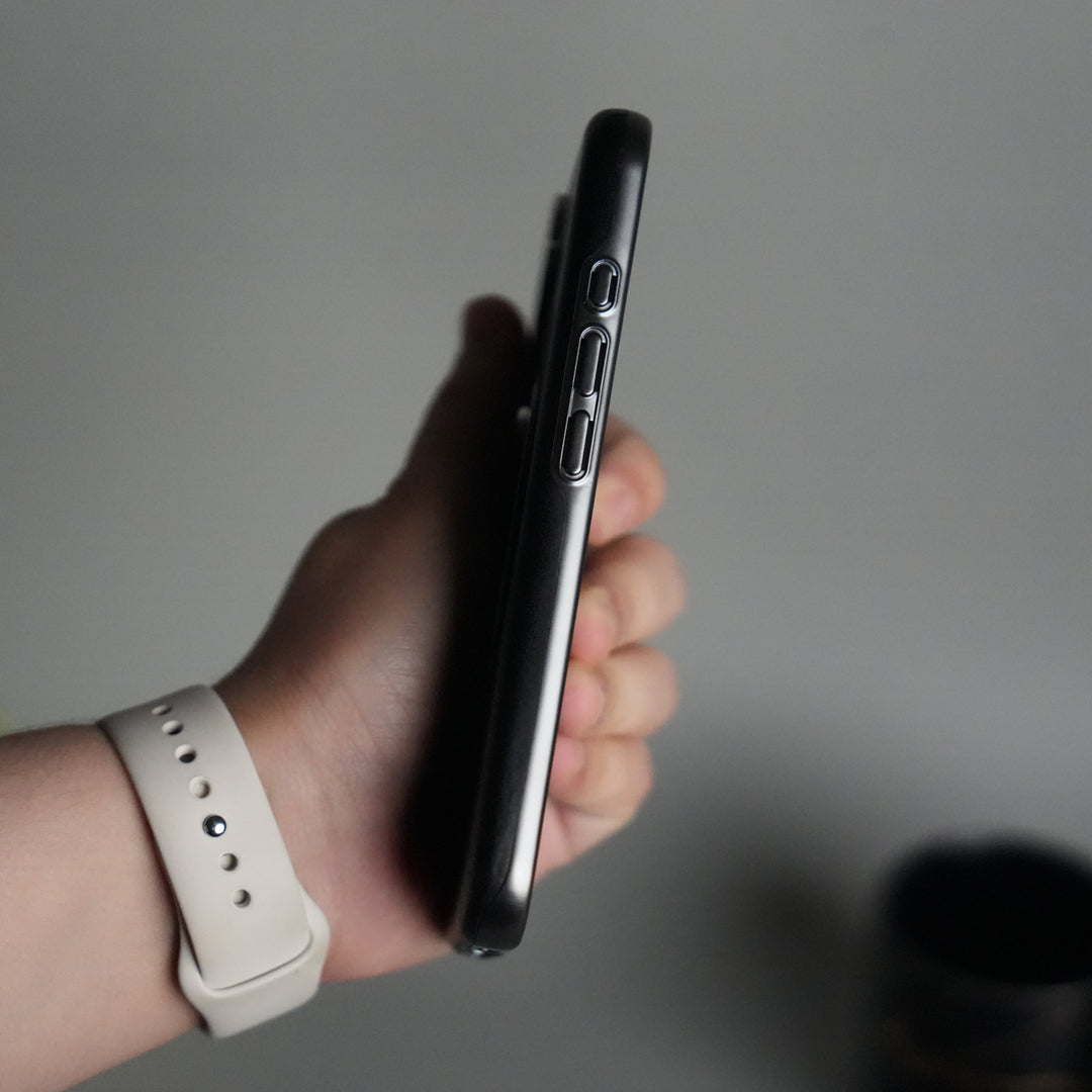 iPhone 16 Series Luxury Leather Magnetic Ring Case | Metal Camera Frame and Kickstand Cover