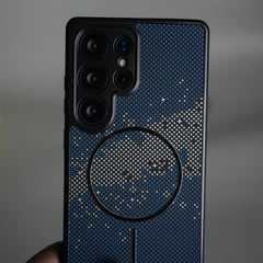 Galaxy S24 Ultra Carbon Design Mag Ring Case Slim Protective Cover