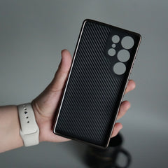 Galaxy S24 Ultra Carbon Design Mag Ring Case Slim Protective Cover