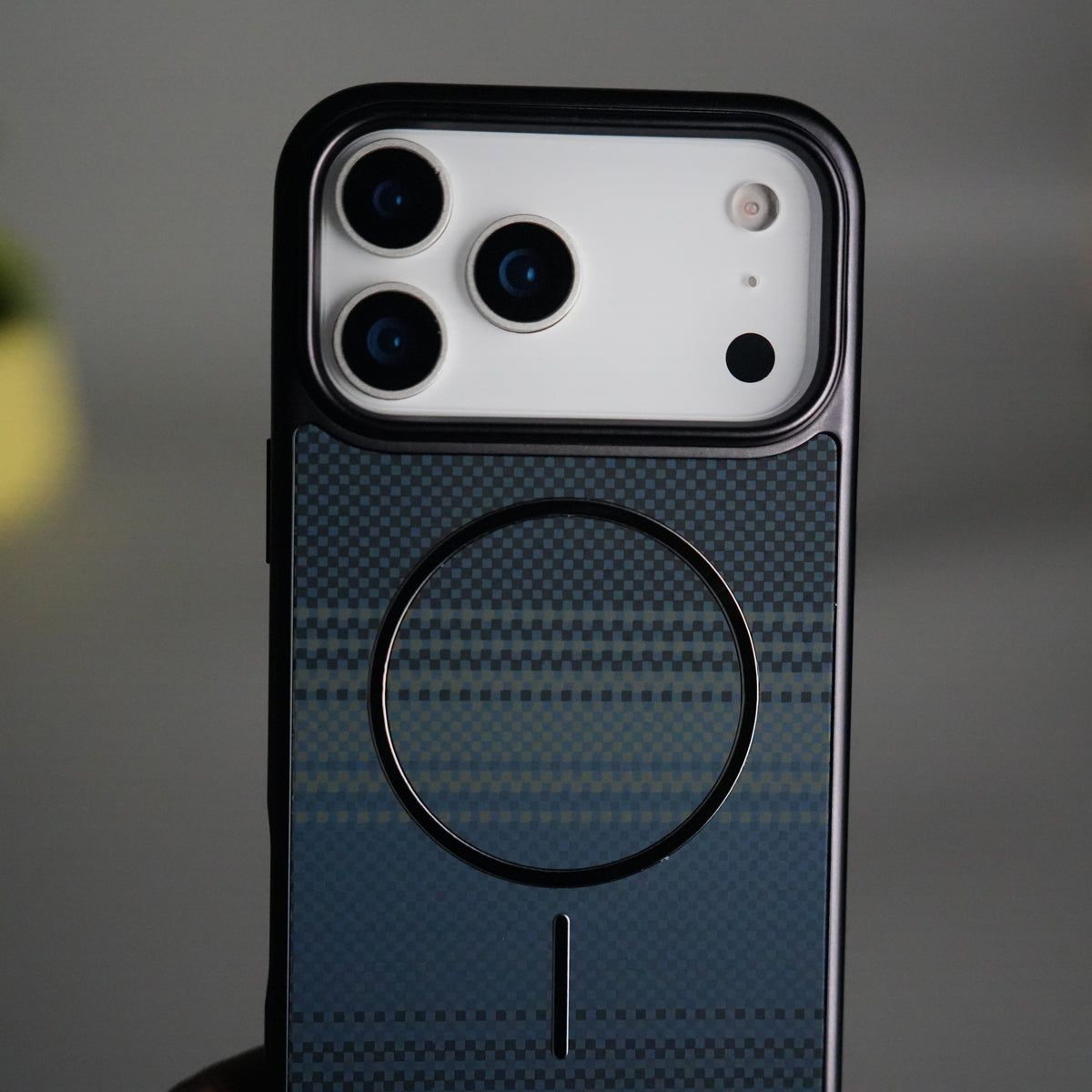 iPhone 17 Series Carbon Design Mag Ring Case Slim Protective Cover