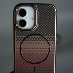 iPhone 17 Carbon Design Mag Ring Case Slim Protective Cover