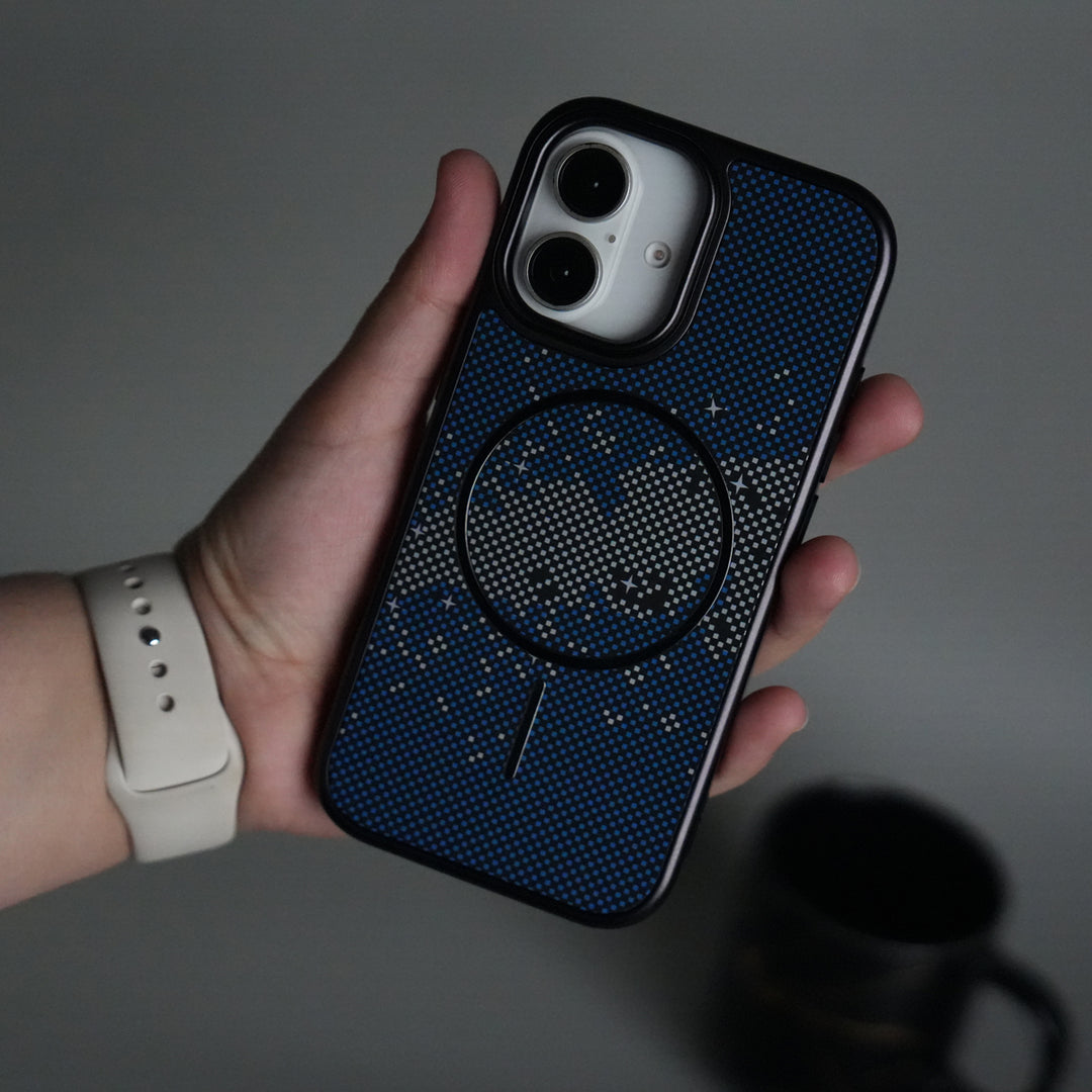 iPhone 17 Carbon Design Mag Ring Case Slim Protective Cover