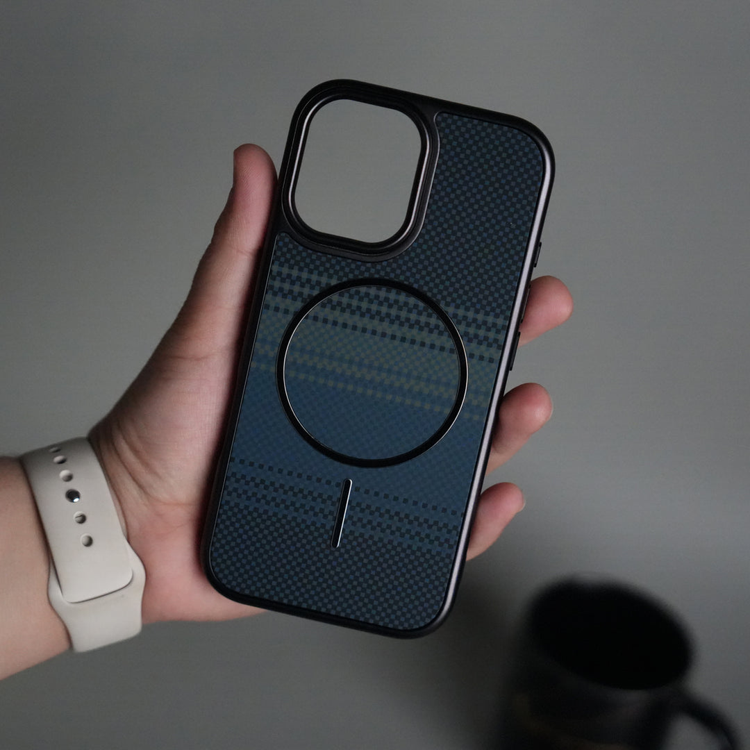 iPhone 17 Carbon Design Mag Ring Case Slim Protective Cover