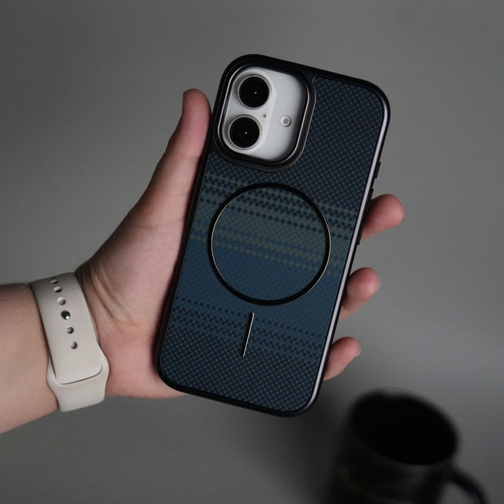 iPhone 17 Carbon Design Mag Ring Case Slim Protective Cover