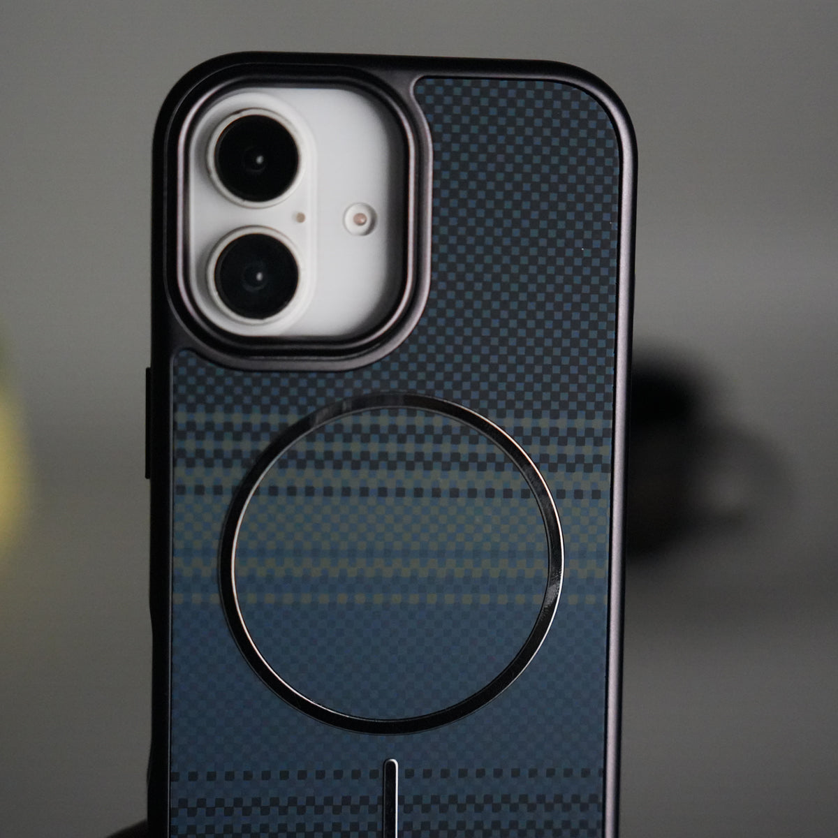 iPhone 17 Carbon Design Mag Ring Case Slim Protective Cover