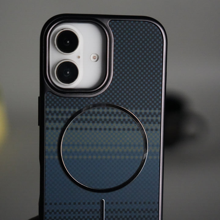 iPhone 17 Carbon Design Mag Ring Case Slim Protective Cover