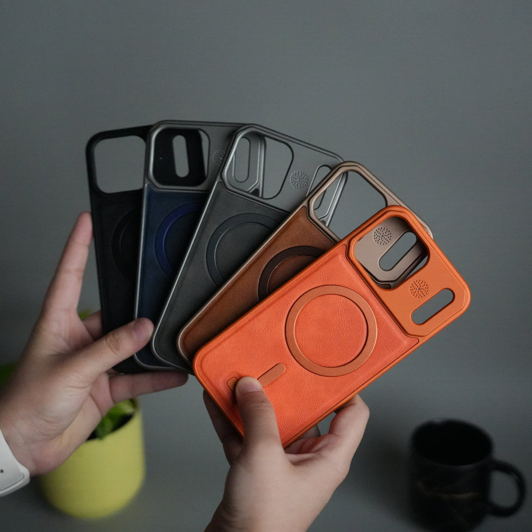 iPhone 17 Pro Cover Frameless PU Leather Case