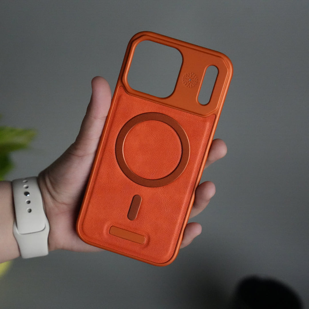 iPhone 17 Pro Cover Frameless PU Leather Case
