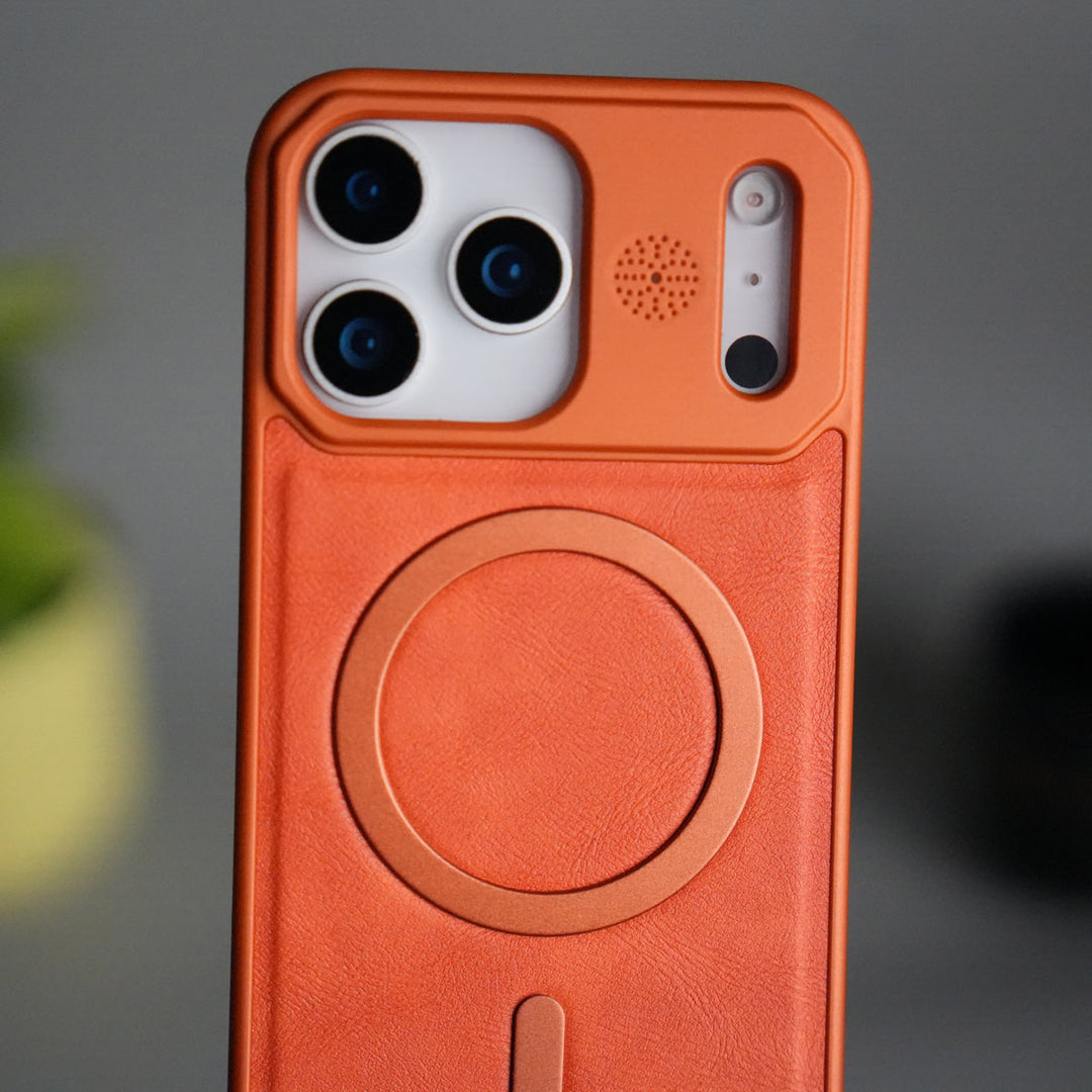 iPhone 17 Pro Cover Frameless PU Leather Case