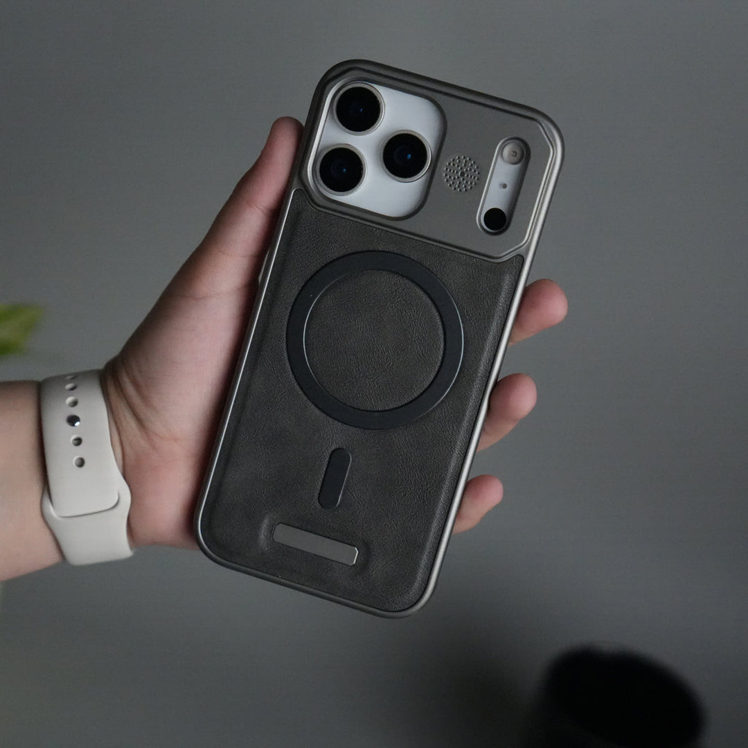 iPhone 17 Pro Cover Frameless PU Leather Case
