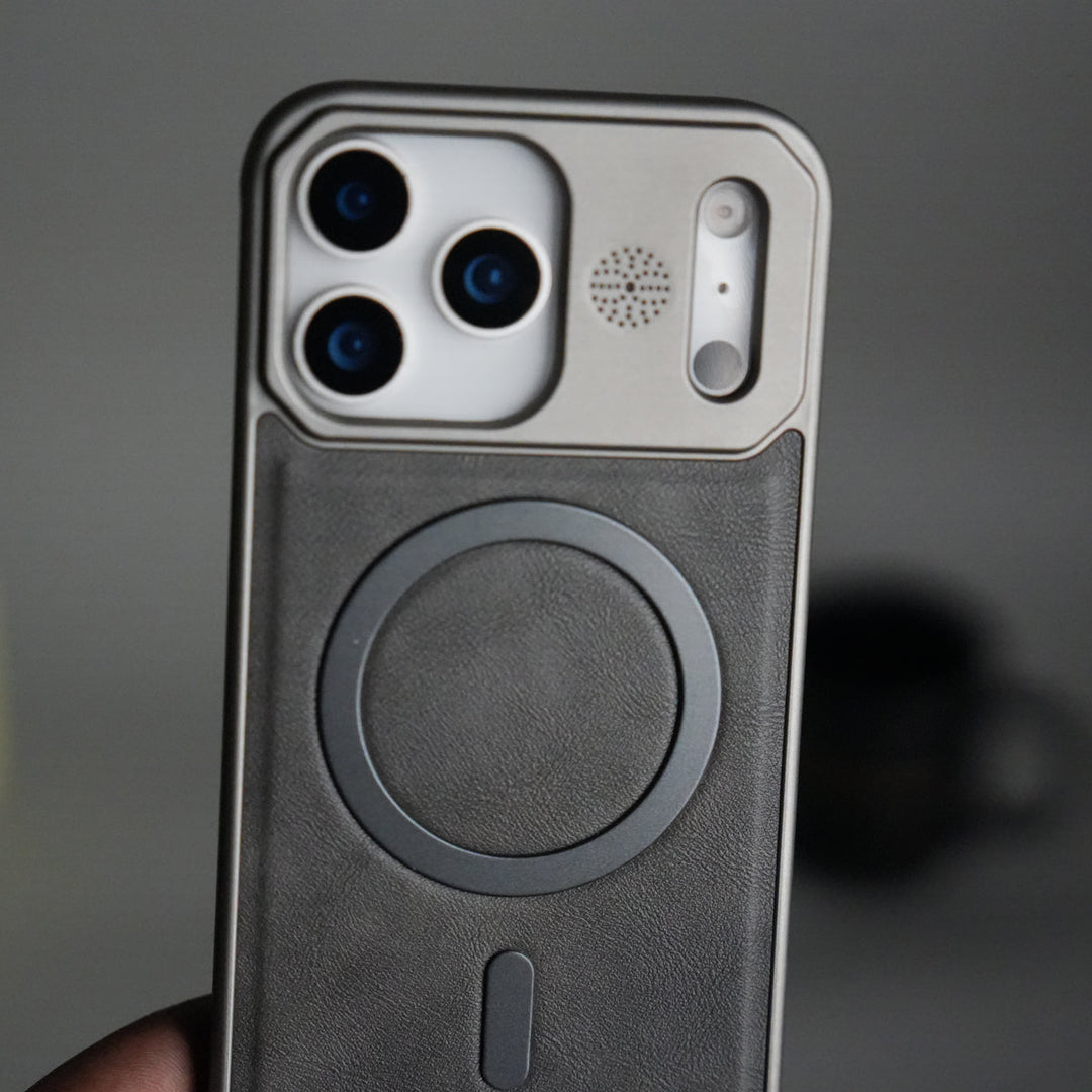 iPhone 17 Pro Cover Frameless PU Leather Case
