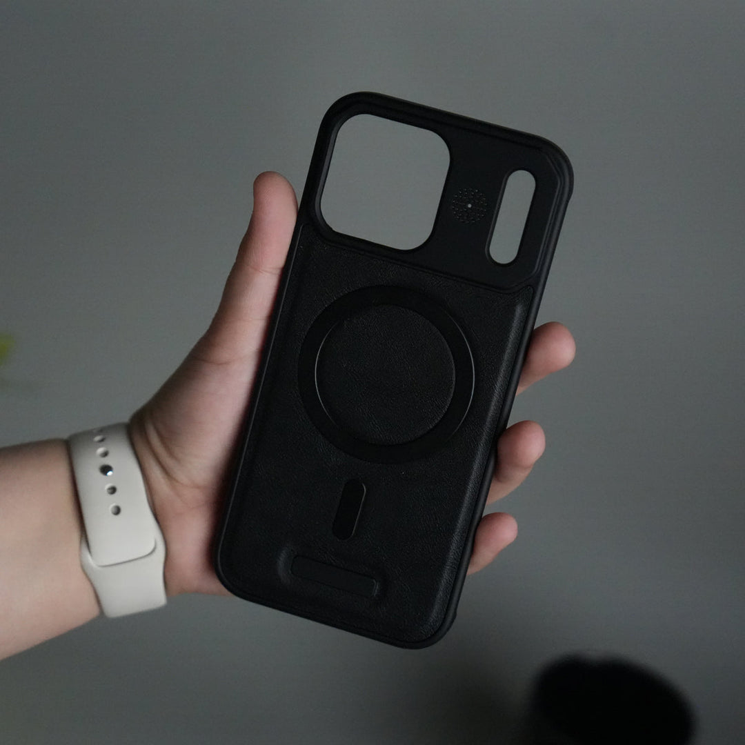 iPhone 17 Pro Cover Frameless PU Leather Case
