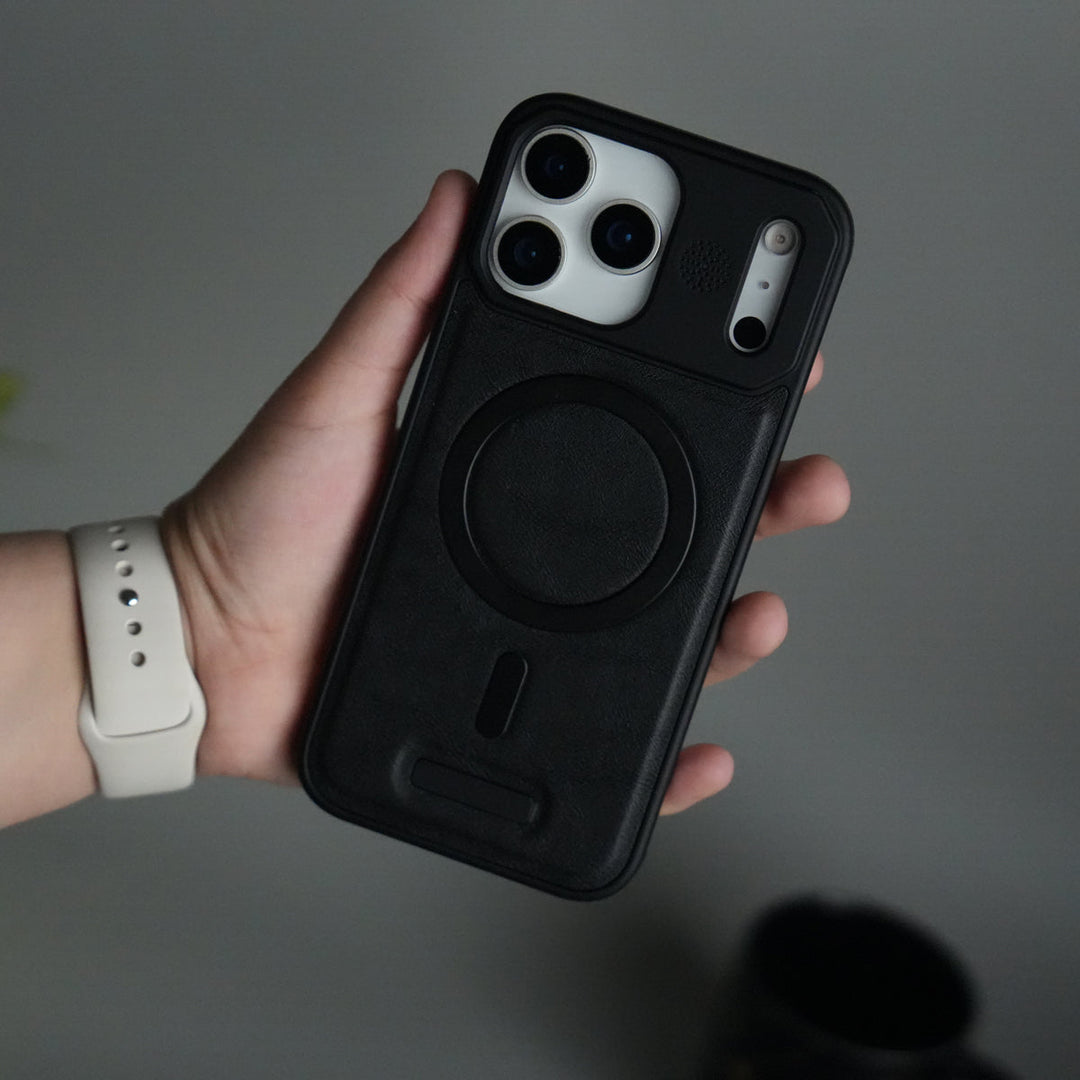 iPhone 17 Pro Cover Frameless PU Leather Case