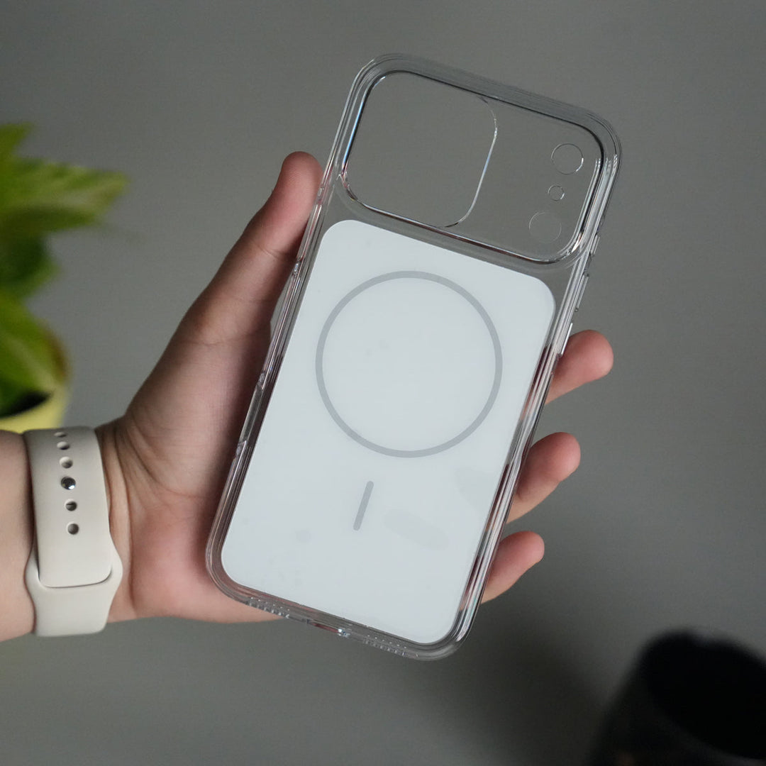 iPhone 17 Pro Crystal Series Hard Transparent MagSafe Case