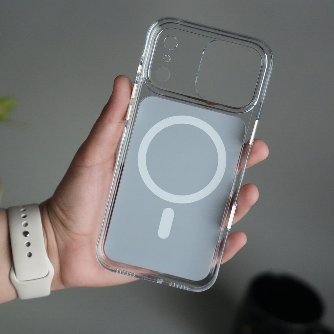 iPhone 17 Pro Max Crystal Series Hard Transparent MagSafe Case