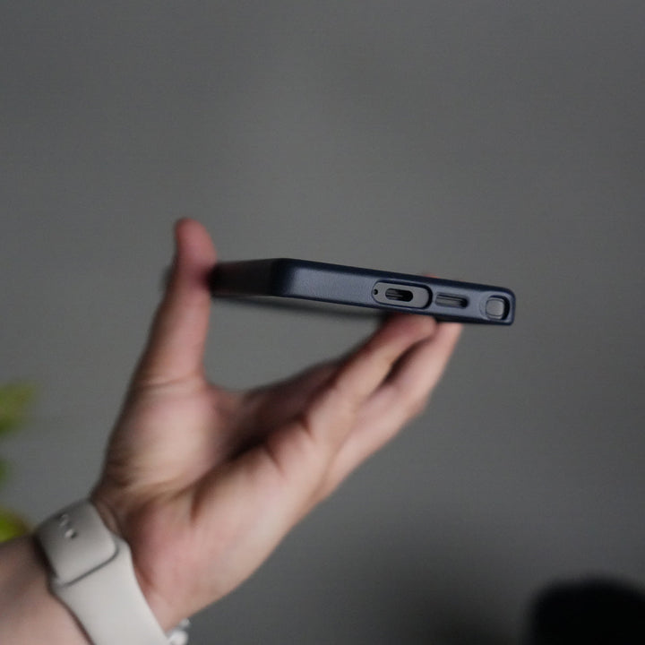 Galaxy S24 Ultra PU Leather Case with Metal Camera Frame & 360° Rotating Metal Stand