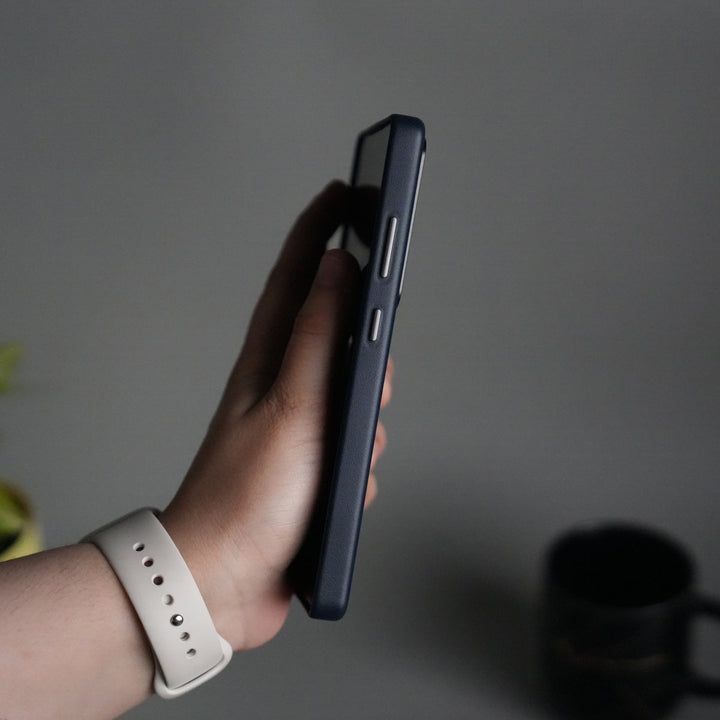 Galaxy S24 Ultra PU Leather Case with Metal Camera Frame & 360° Rotating Metal Stand