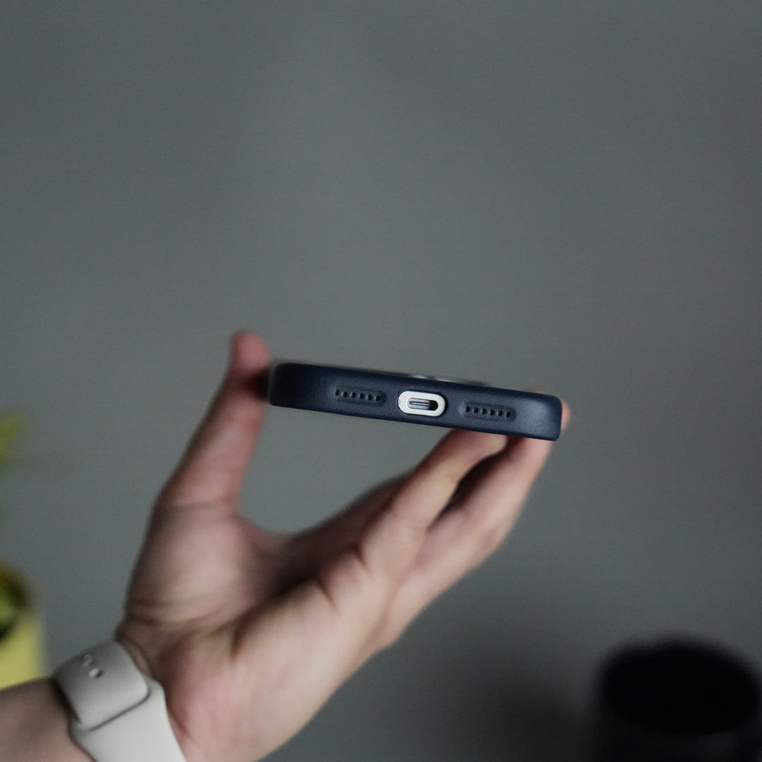 iPhone 17 Pro Max PU Leather Case with Metal Camera Frame & 360° Rotating Metal Stand