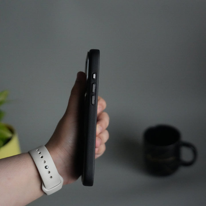 iPhone 17 Pro Max PU Leather Case with Metal Camera Frame & 360° Rotating Metal Stand