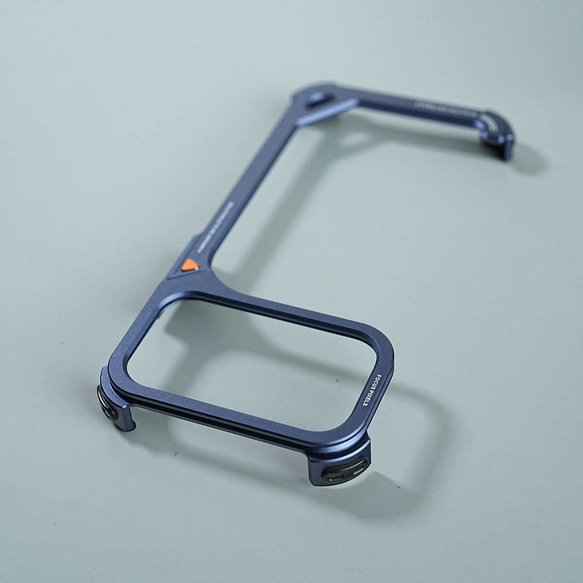 iPhone 17 Series Aluminum Alloy Metal Bumper Frame with Foldable Stand