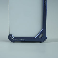 iPhone 17 Series Aluminum Alloy Metal Bumper Frame with Foldable Stand