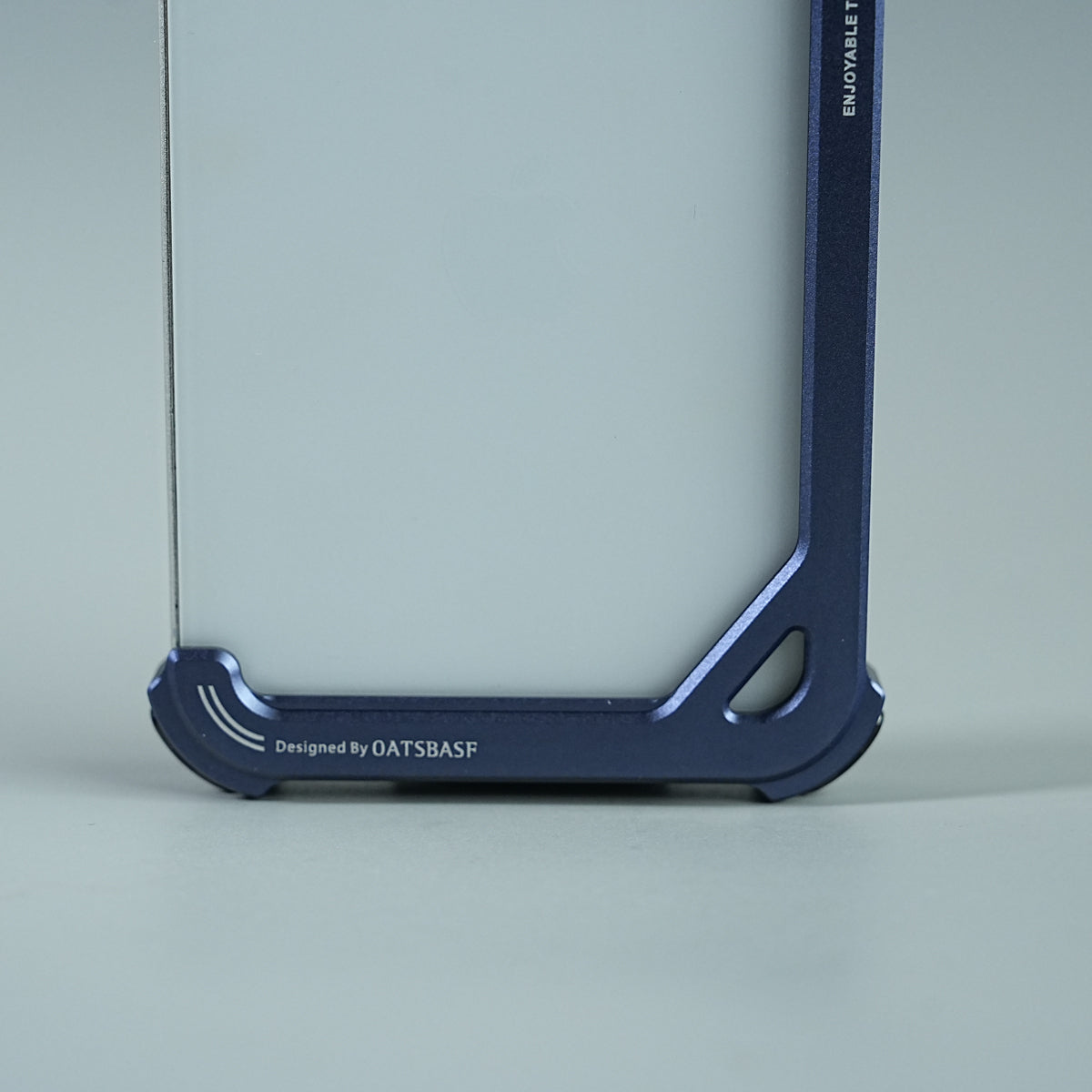 iPhone 17 Series Aluminum Alloy Metal Bumper Frame with Foldable Stand