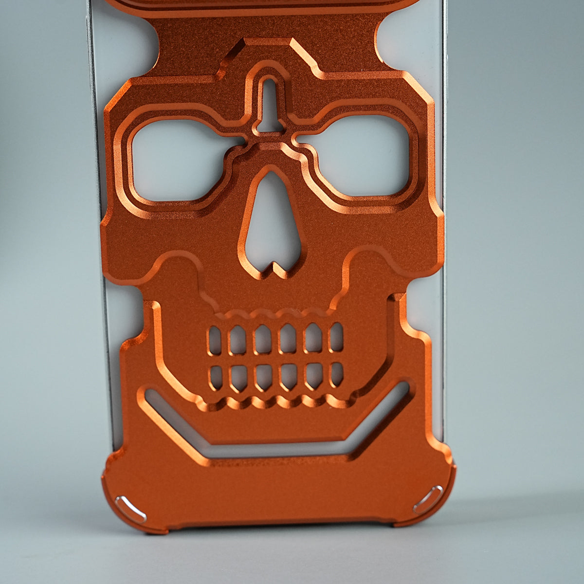 iPhone 17 Series Aluminium Skull Frame Protective Case Cover