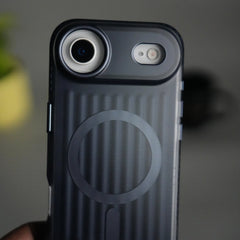 iPhone 17 Air MagSafe Suitcase Design Case | Shockproof Ribbed Texture Back Cover