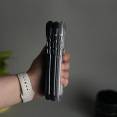 iPhone 17 Air MagSafe Suitcase Design Case | Shockproof Ribbed Texture Back Cover