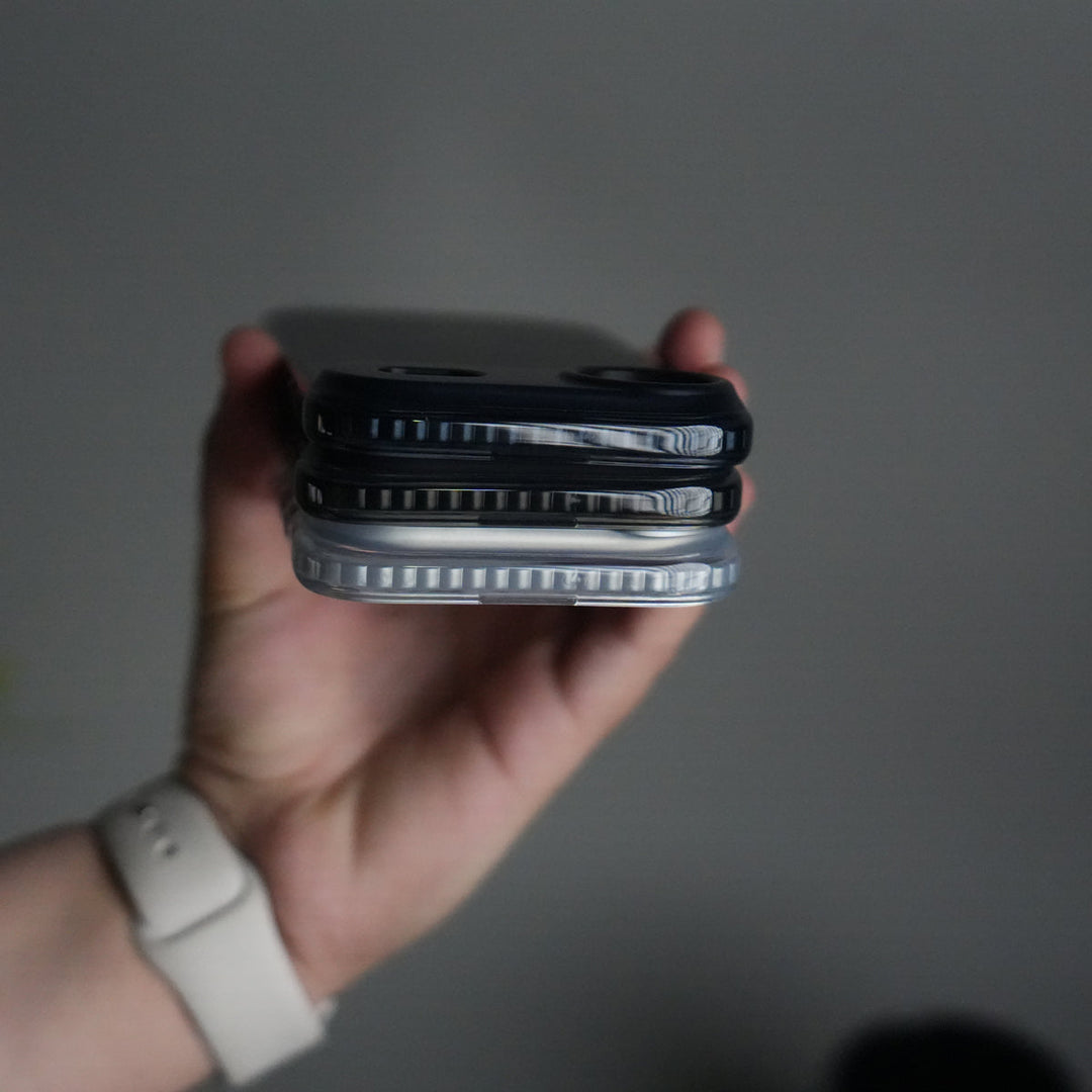 iPhone 17 Air MagSafe Suitcase Design Case | Shockproof Ribbed Texture Back Cover