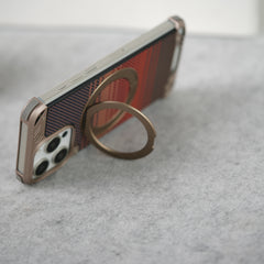 iPhone 16 Pro Max Aramid Fiber Metal Case With Rotating Stand Desert Titanium