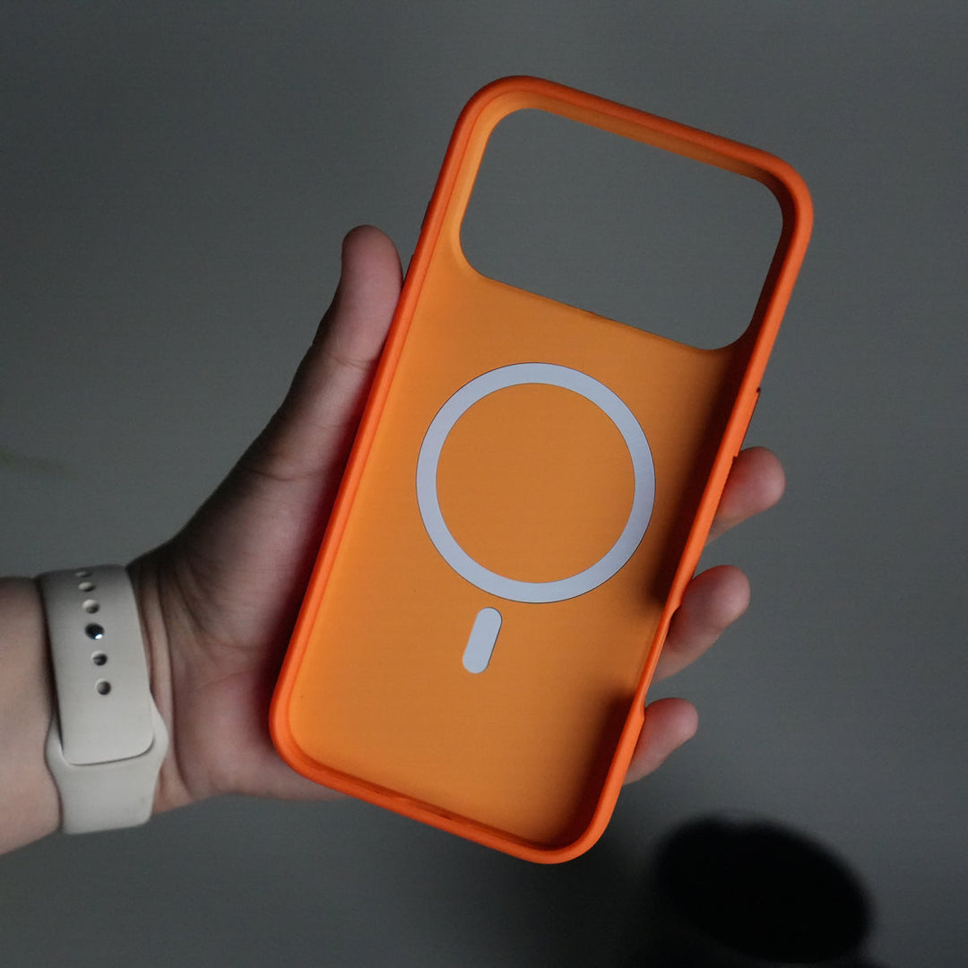 iPhone 17 Pro Soft Touch MagSafe Case | Matte Finish with Color Camera Frame