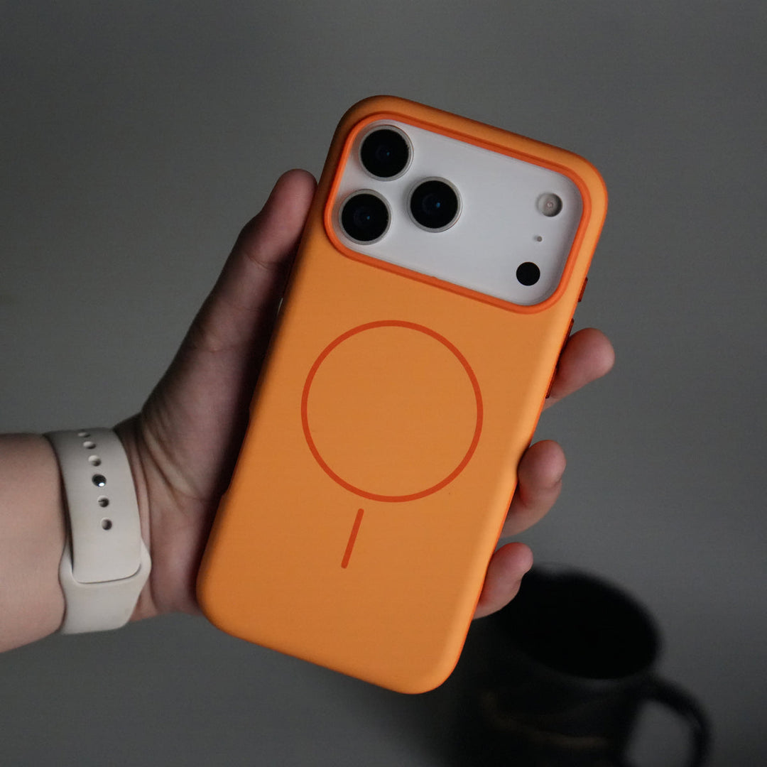 iPhone 17 Pro Max Soft Touch MagSafe Case | Matte Finish with Color Camera Frame